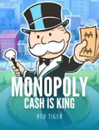 monopoly cash is king slot logo